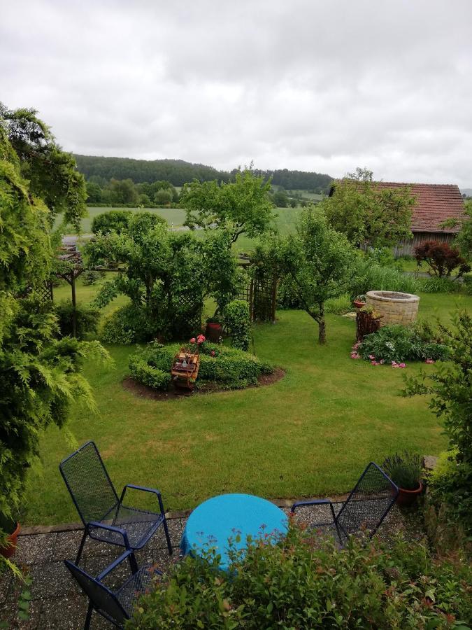 Ferienwohnung Rabelsdorf Pfarrweisach Exteriör bild